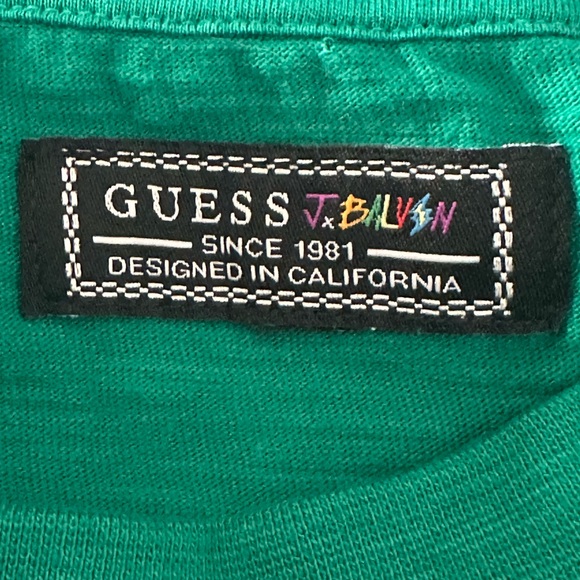 Guess x J Balvin Retro Colorblocked T-shirt size S - Oversized Baggy Loose Fit - Picture 4 of 4